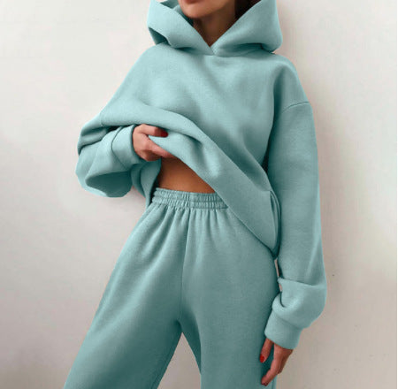 Women's Casual Hoodie & Joggers Set