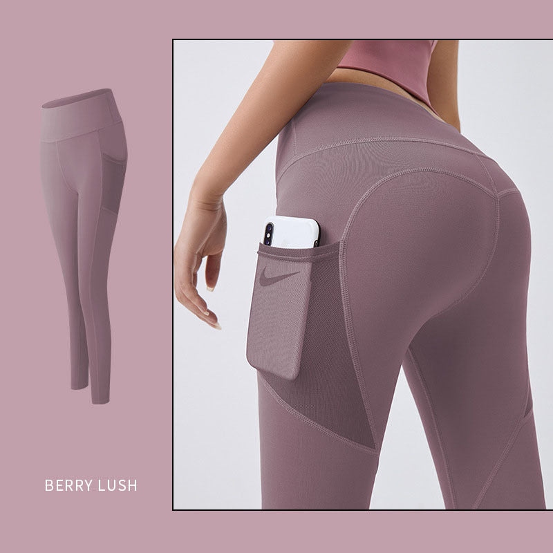 High Waist Yoga Pants with Pocket
