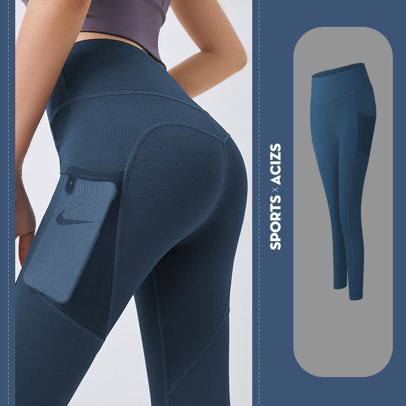 High Waist Yoga Pants with Pocket