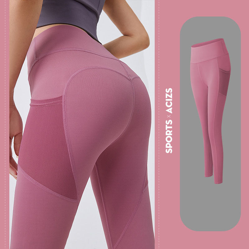 High Waist Yoga Pants with Pocket