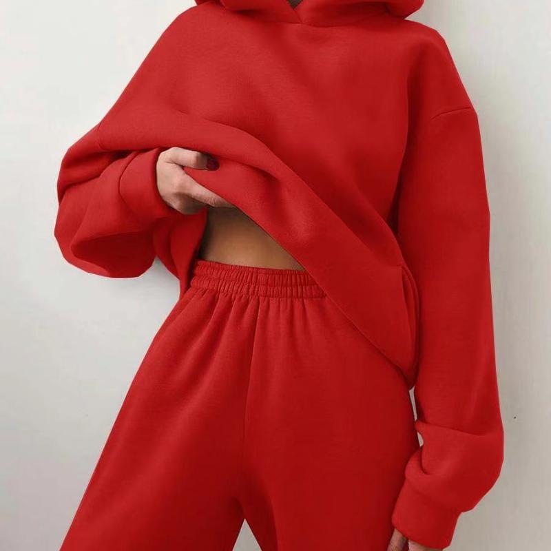 Women's Casual Hoodie & Joggers Set