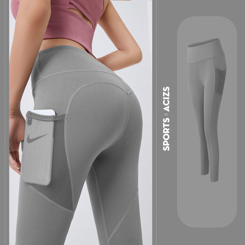 High Waist Yoga Pants with Pocket