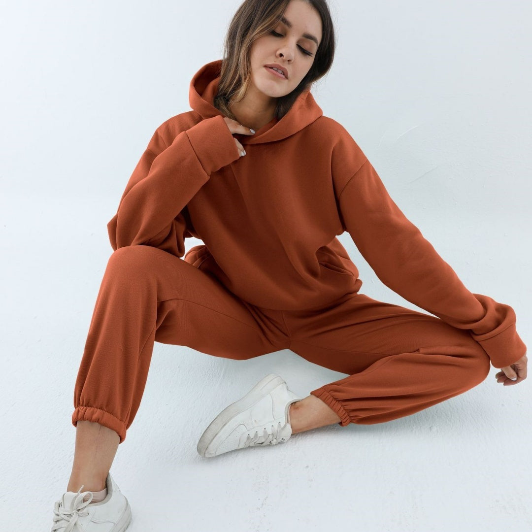 Women's Casual Hoodie & Joggers Set