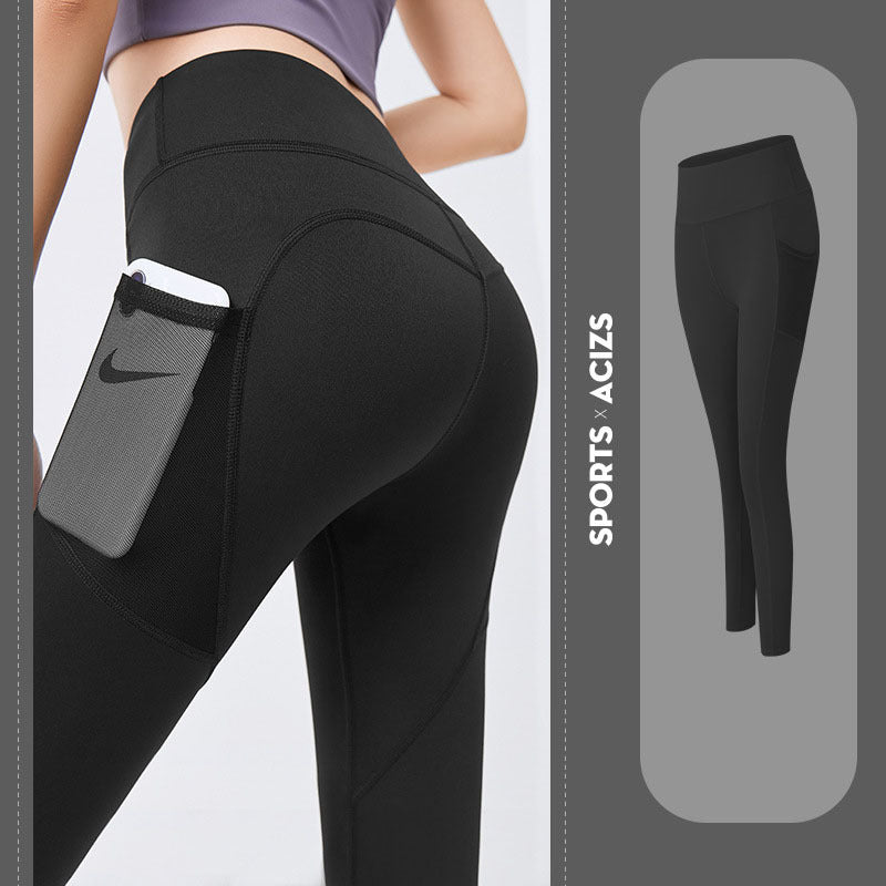 High Waist Yoga Pants with Pocket