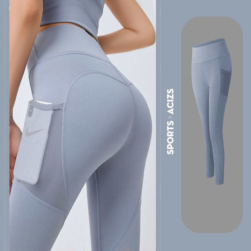 High Waist Yoga Pants with Pocket